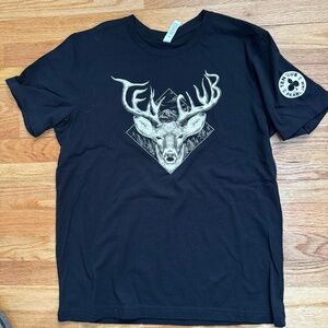 Pearl Jam 2020 Ten Club Logo size L Large Black T Shirt Rare Band Merch